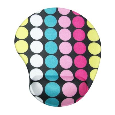 Custom Made Silicone Wrist Rest Gel Mouse Mat With Full Color Printed