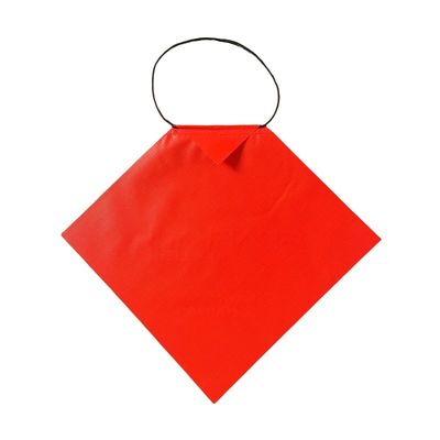 Promotional Square Shape Hanging PVC Safety Flag For Cars Or Trucks